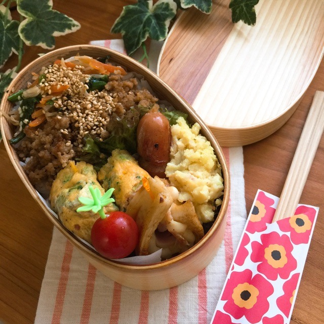 ビビンバ弁当& ビビンバ丼