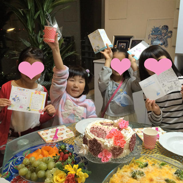 香慧７歳誕生日　お泊りパーティー１日目