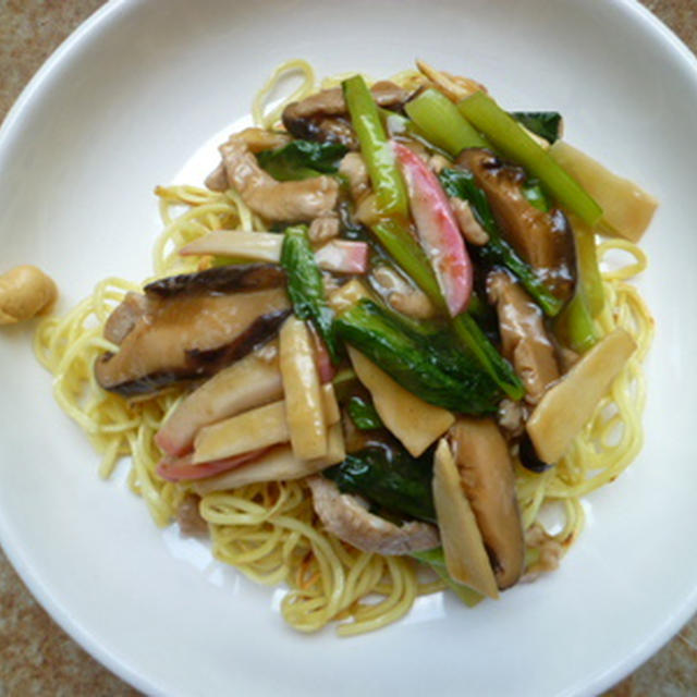 野菜たっぷり　あんかけ焼きそば