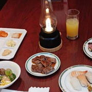 ホテルの　ビュッフェ　食べ放題
