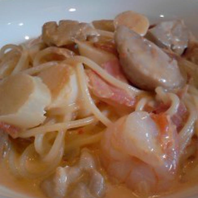 店のまかないパスタ一番お得かも・・・
