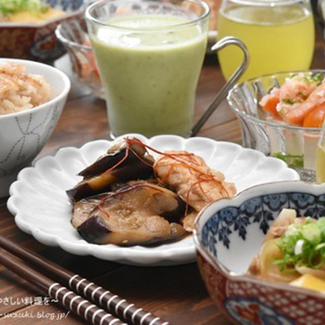 夏野菜尽くしの晩ごはん