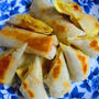 「持ち越しカレーで☆スパイシー春巻き」