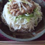 梅納豆サラダ素麺
