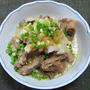 牛すじ肉の煮込みをおろしぽん酢で