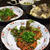 ねぎたっぷり♪鮭のピリ辛焼き、アサリと豆腐の蒸し焼き。
