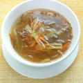 あったかスープが欲しい〜パックのもずく酢で簡単！サンラータンの春雨スープ。