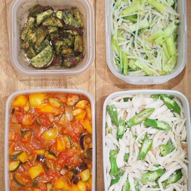 今週の野菜だらけのゆる〜い常備菜４品♡