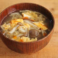 簡単・汁物♪キノコと卵の中華スープ