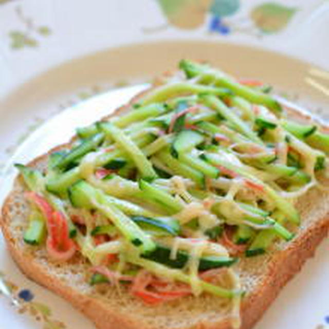 夏休み最後は子供達もお手伝いして♪トーストランチ✿