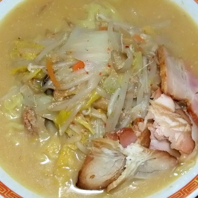 豚キムチ豆乳鍋リメイクラーメン