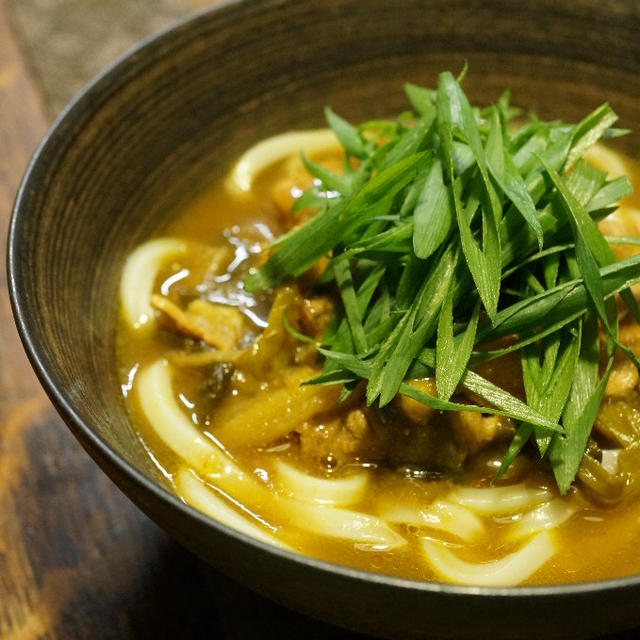 我が家のカレーうどん！