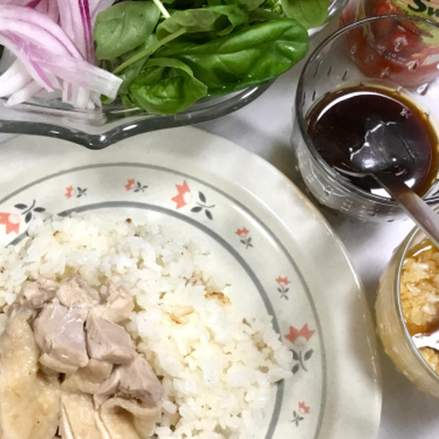 海南炒飯？カオマンガイ?来週のこと