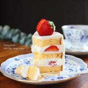 生クリーム１パック。やらかしまくりの苺ショートケーキ💦❁ジェノワーズレシピあり