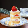 生クリーム１パック。やらかしまくりの苺ショートケーキ💦❁ジェノワーズレシピあり
