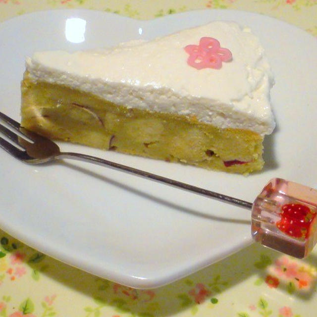 ＊ごろごろおいものヘルシーレアチーズケーキ＊