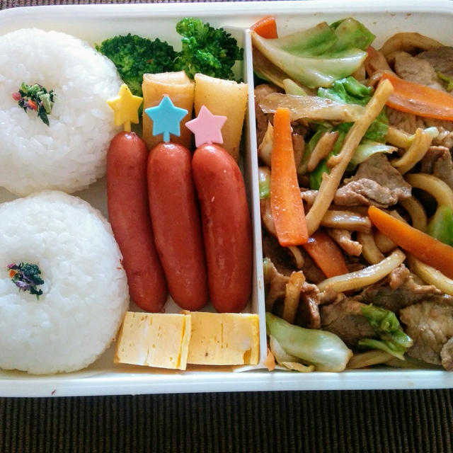 今日のお弁当　第1364号　～新作　焼うどん弁当～