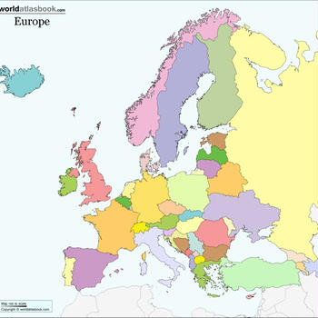欧州の地図