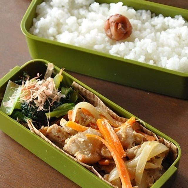 温め直して詰めるだけ！ラクラク☆2品お弁当