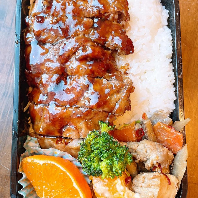 トンテキ弁当です！！