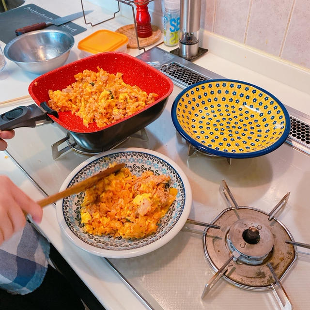 夏休み初日ご飯は夏休みの課題を兼ねたものにしました!