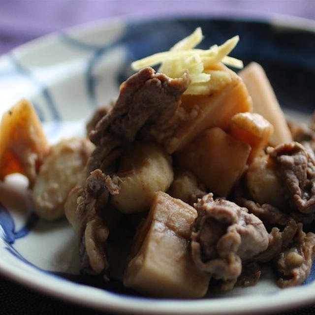 疲れた時に〜！牛肉と根菜の炒め煮