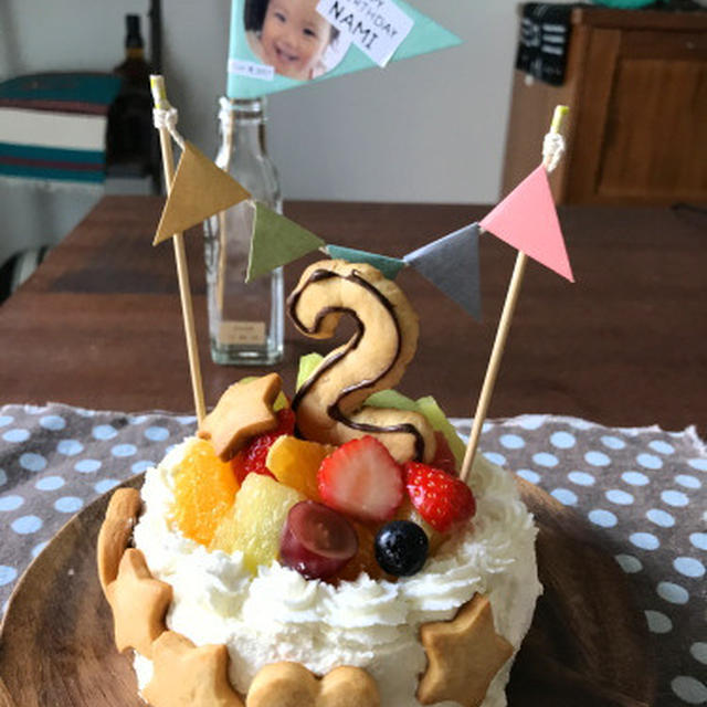 簡単 お菓子 絶対膨らむ ふわふわスポンジケーキ ２歳の誕生日ケーキのレシピです By 山本ゆりさん レシピブログ 料理ブログのレシピ満載
