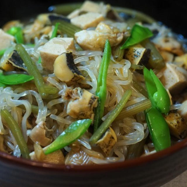 ■和のおかず【昨日頂きました青森発粒貝を煮付けました♪