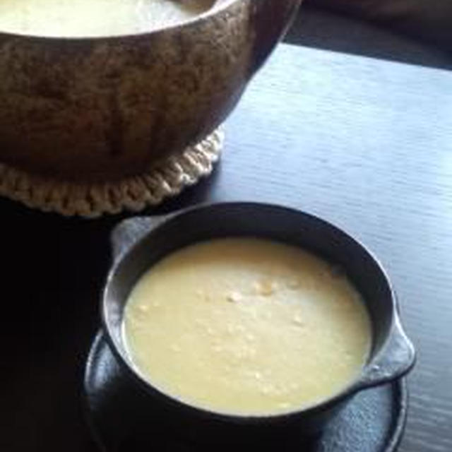 豆乳のコーンスープ