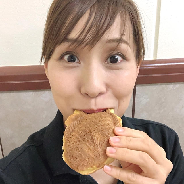 休憩はたい焼きを食べました〜！！