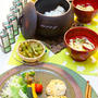 i-kitchen ふわふわ豆腐ハンバーグと燻製枝豆などなど♪