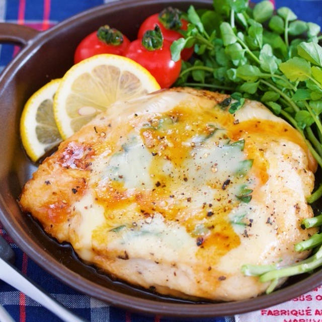 むね肉のしそチーズ焼き【#節約 #糖質制限 #主菜 #和風 #洋風】