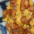 1月8日　　鶏の照り焼きと煎り玉子の親子丼