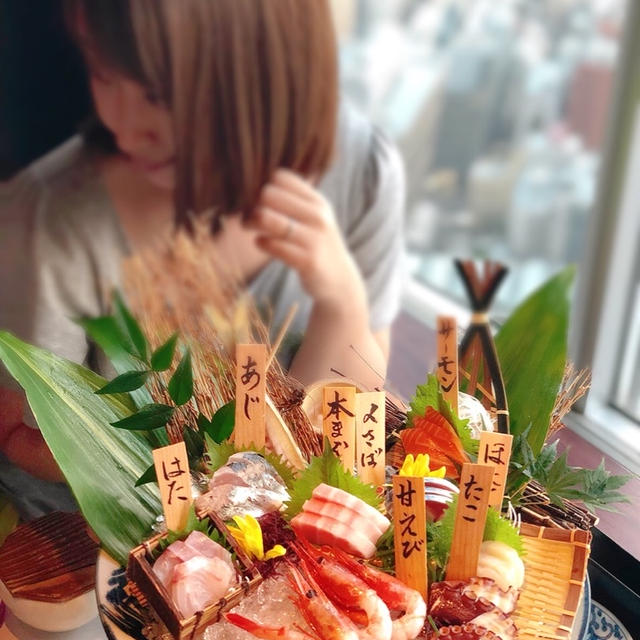 高コスパ！鮮魚鬼盛りが絶品の夜景が綺麗なゆったり個室居酒屋