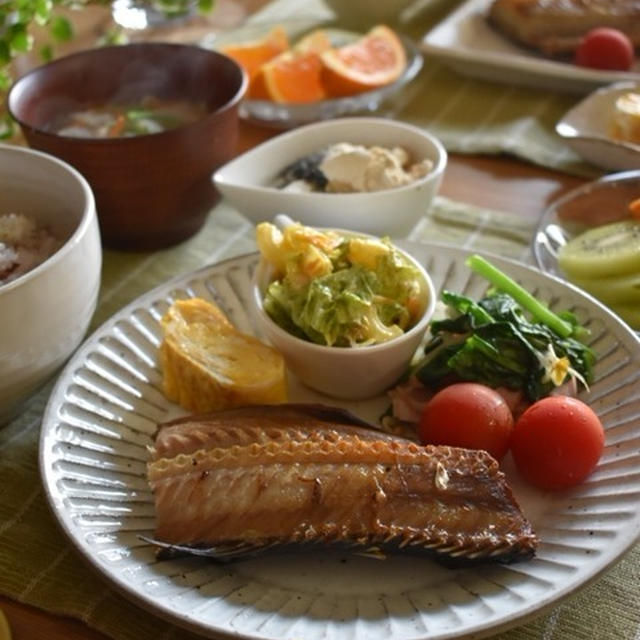 朝ごはん♪…昨日のことと祖父の教え。