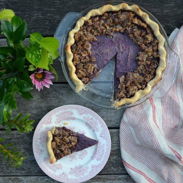 Purple Sweet Potato Pie 紫芋スイートポテトパイ