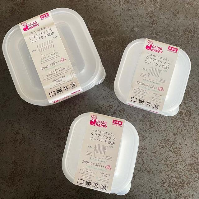ダイソー…増量キャンペーンの保存容器がお得すぎる。の、話。
