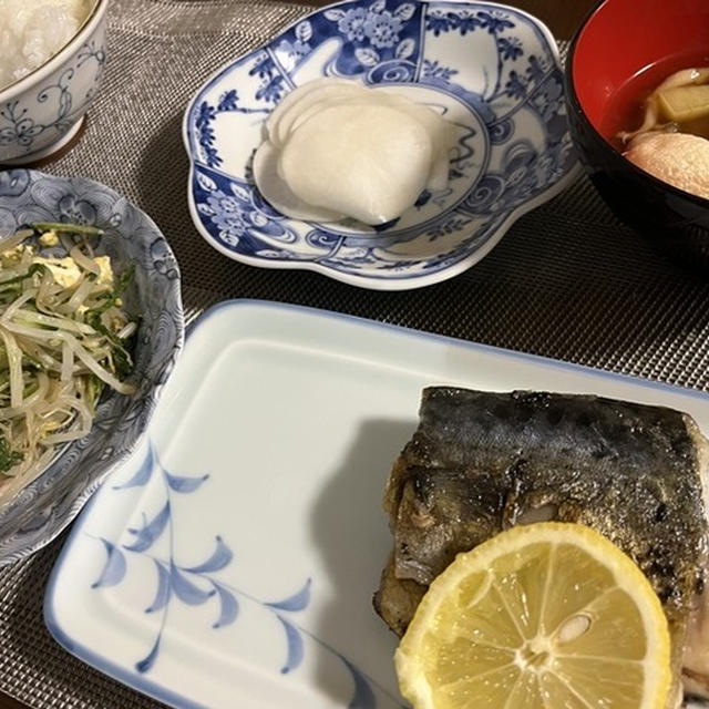 梅雨入りです＆塩サバのレモンかけ