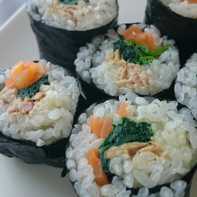 ツナとお野菜ののり巻き