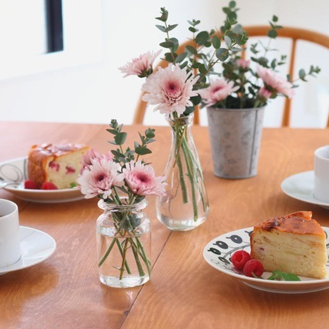 【cafe dinos連載】「お花のあるテーブル」の作り方