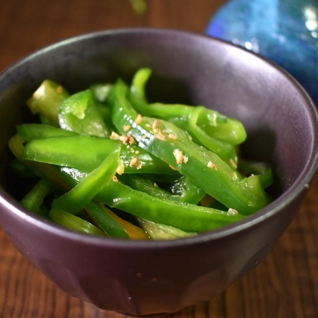 水分がすごい！ピーマンの漬け物