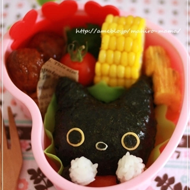 靴下にゃんこのお弁当・キャラ弁♪