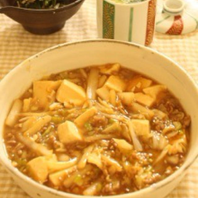 トロトロ！麻婆白菜豆腐＆茶碗蒸し