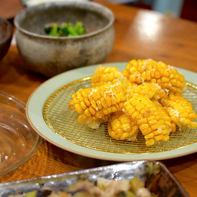 とうもろこしの素揚げ
