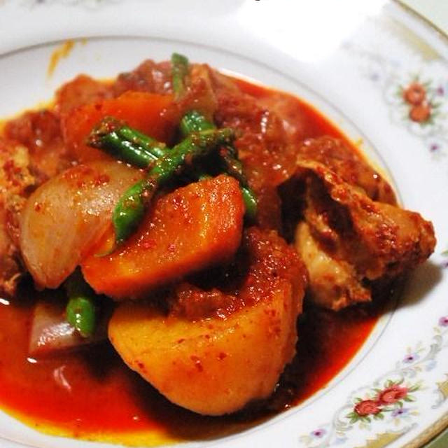 ✿タットリタン(鶏肉とじゃが芋のウマ辛煮)♪✿