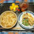 週末朝ごはん　-天ぷらうどん-