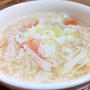 カニカマと卵白の中華スープ