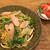 魚肉ソーセージでパスタ