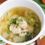 材料も調味料もかなりシンプル！鶏団子入り白菜スープレシピ