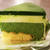 抹茶のレアチーズケーキ